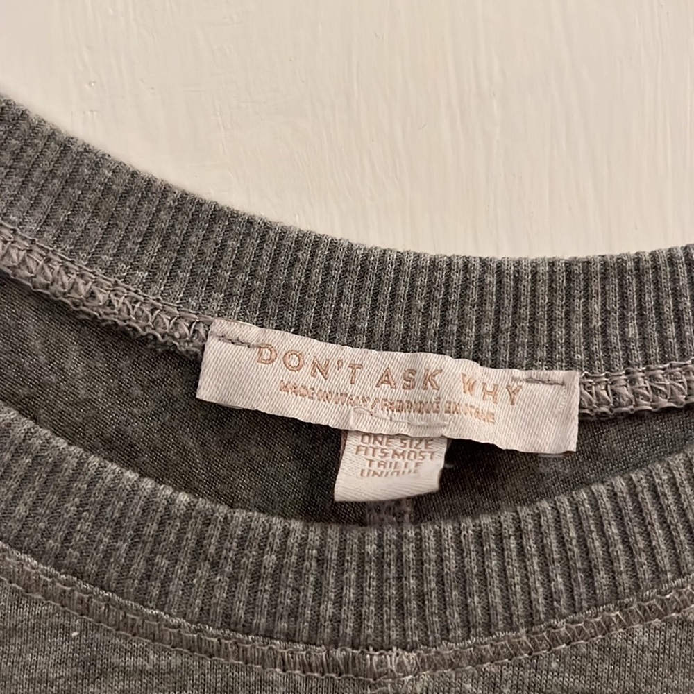 Grey tshirt dress - Picture 3 of 3